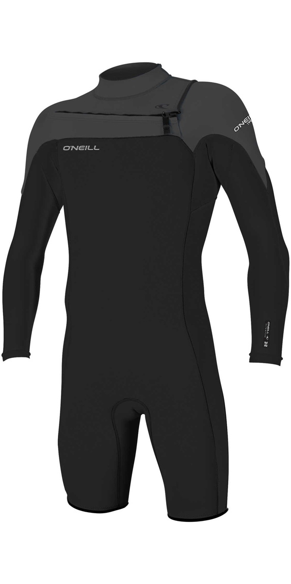 O'Neill Hammer 2mm Chest Zip Long Sleeve Shorty Wetsuit